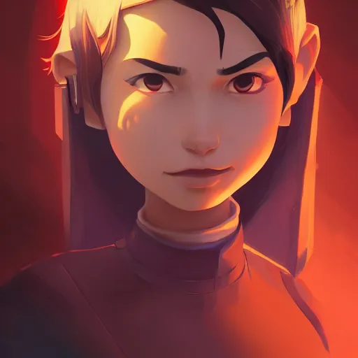 Prompt: face icon stylized minimalist comic - con, loftis, cory behance hd by jesper ejsing, by rhads, makoto shinkai and lois van baarle, ilya kuvshinov, rossdraws global illumination