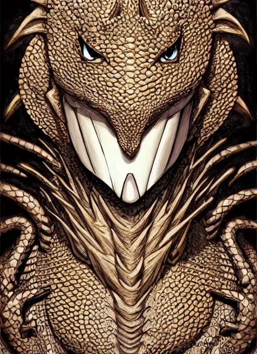 Prompt: highly detailed picture of great dragon, sketch, manga, perfectly face, highly detailed, masterpiece, trending on artstation, golden ratio, fantastic, perfect intricate highly detailed, detailed, painting by akira, masashi kishimoto,, digital art, 8 k