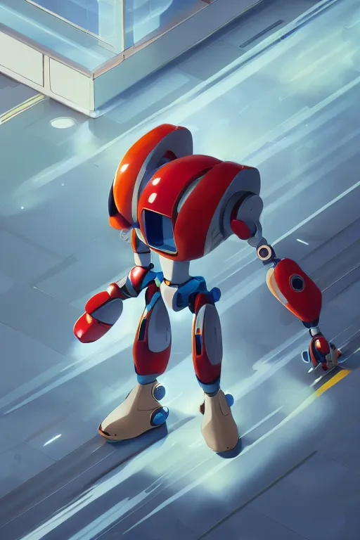 Image similar to metabots medabots medarotto medarot robot minimalist comics, behance hd by jesper ejsing, by rhads, makoto shinkai and lois van baarle, ilya kuvshinov, rossdraws global illumination ray tracing hdr radiating a glowing aura