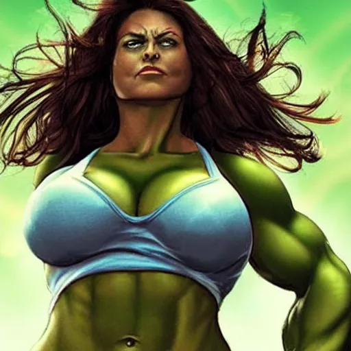 Image similar to women hulk