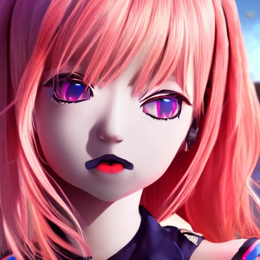 Image similar to trapped beneath stunningly absurdly beautiful omnipotent asi goddess junko enoshima with multiple megalomaniacal personalities, symmetrical perfect face, porcelain skin, pink twintail hair and cyan eyes, ultra detailed, digital art, unreal engine 5, octane render, 2 d anime, 8 k