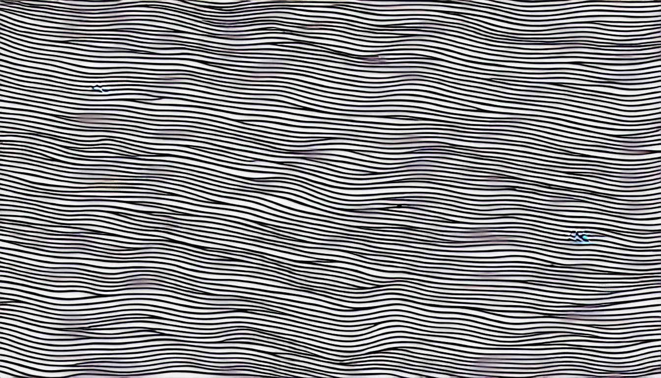 Prompt: elegant one line drawing of an ocean wave, the minimalist wave