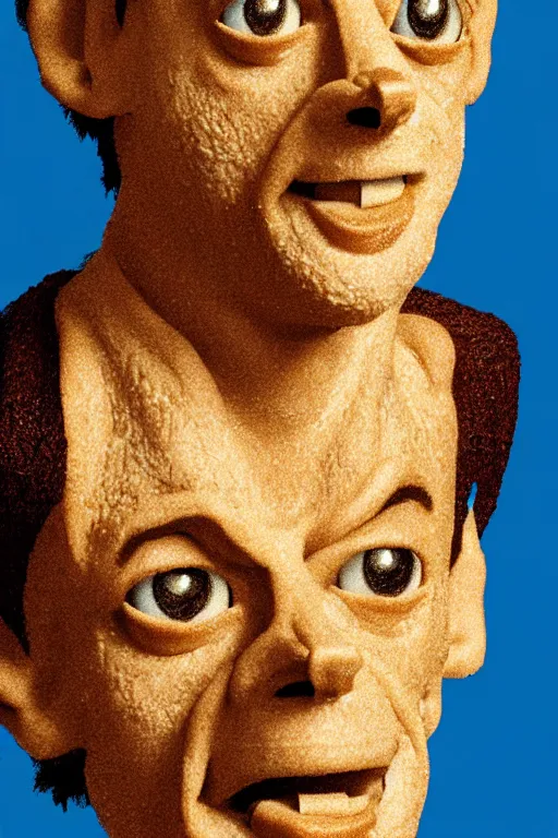 Image similar to film still of steve buscemi made out of bread in avatar, 4 k