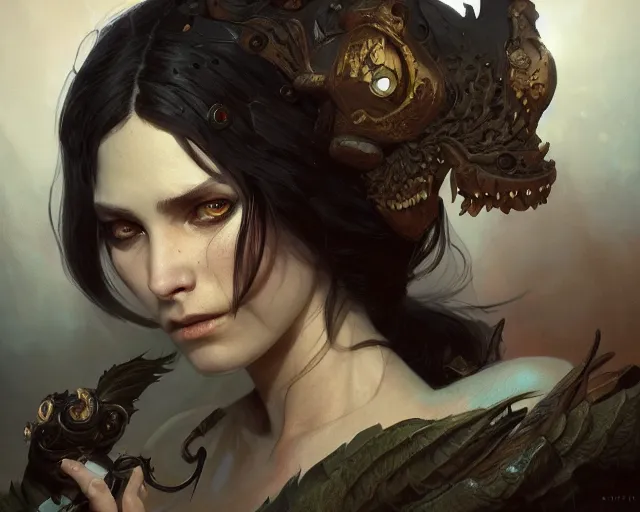 Image similar to photography of guillermo del toro, deep focus, d & d, fantasy, intricate, elegant, highly detailed, digital painting, artstation, concept art, matte, sharp focus, illustration, hearthstone, art by artgerm and greg rutkowski and alphonse mucha