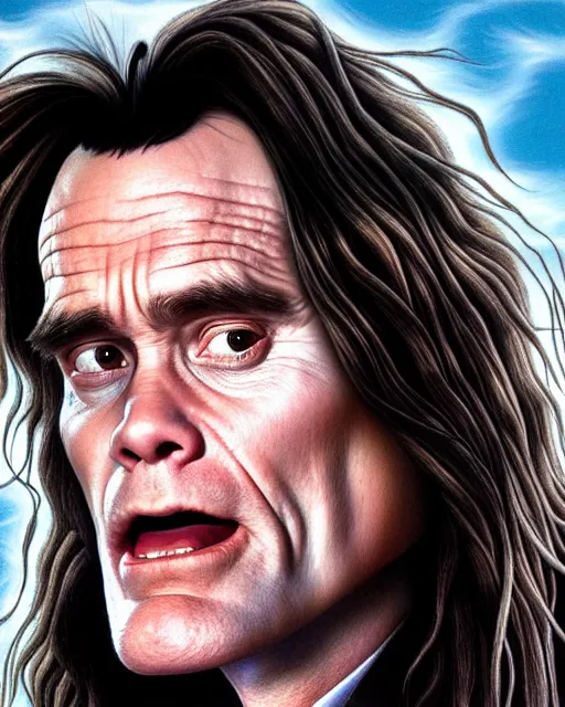 Prompt: jim carrey in kidding, hyper realism, epic composition, high detail, professional photo, photorealistic, extremely detailed,