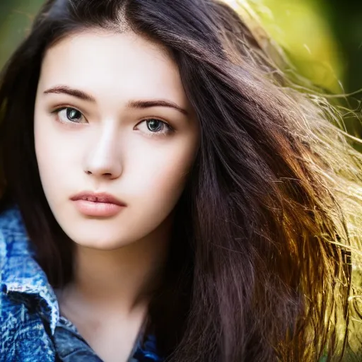 Image similar to portrait photo of attractive 2 0 years old woman