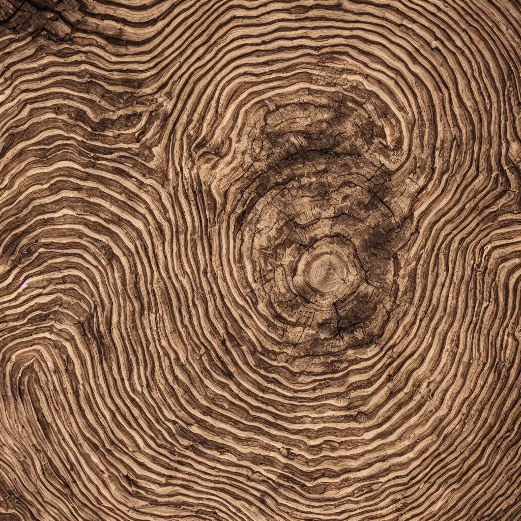 Image similar to tree rings, top down, 8 k