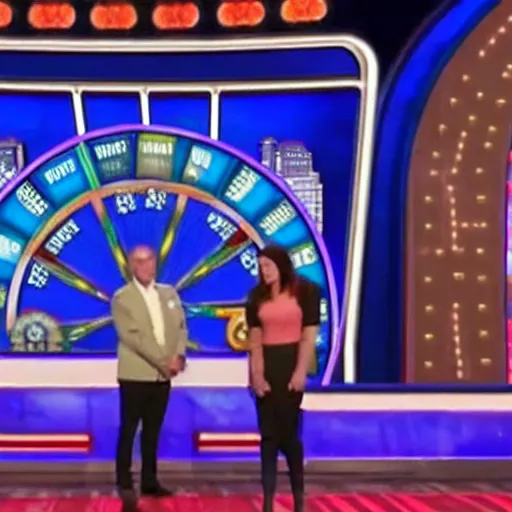 Image similar to broadcast still of wheel of fortune board with 4 empty spaces