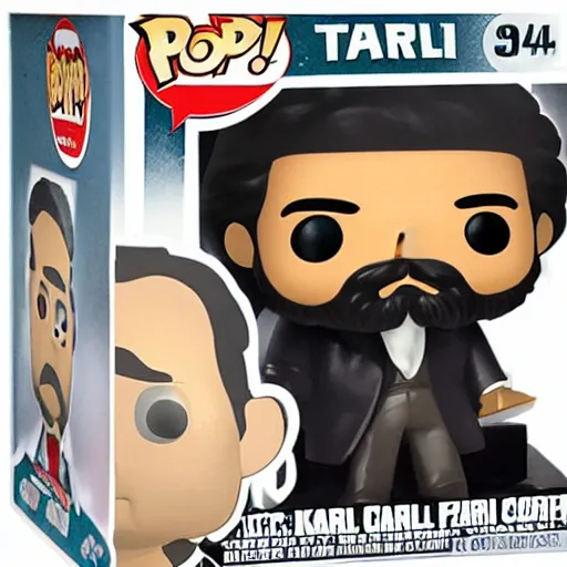 Image similar to Karl Marx Funko Pop