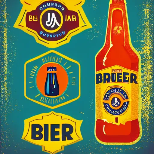 Image similar to Propaganda poster of a beer, sticker, highly detailed, colorful, illustration, drama, smooth and clean vector curves, no jagged lines, vector art, smooth