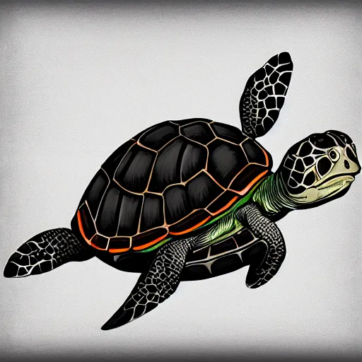 Image similar to Old Turtle Elon, trending, digital art