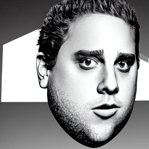 Image similar to a hill with the face of jonah hill