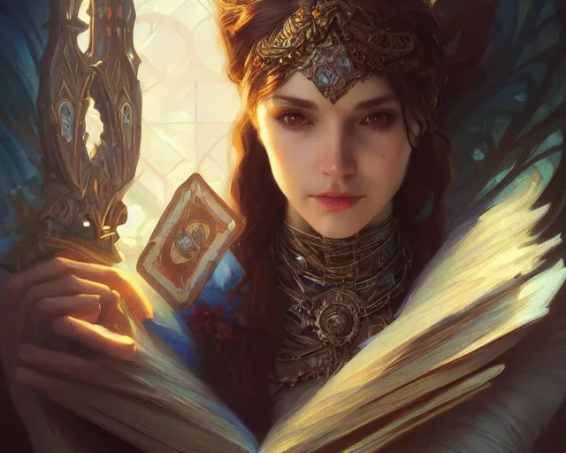 Image similar to photography of joan mira ³, deep focus, d & d, fantasy, intricate, elegant, highly detailed, digital painting, artstation, concept art, matte, sharp focus, illustration, hearthstone, art by artgerm and greg rutkowski and alphonse mucha