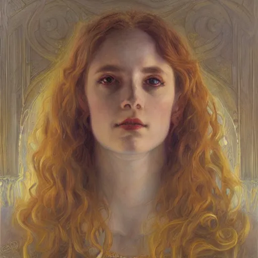 Image similar to a painting in the style of donato giancola, and in the style of charlie bowater, and in the style of alexandre cabanel. symmetry, smooth, sharp focus, semi - realism.