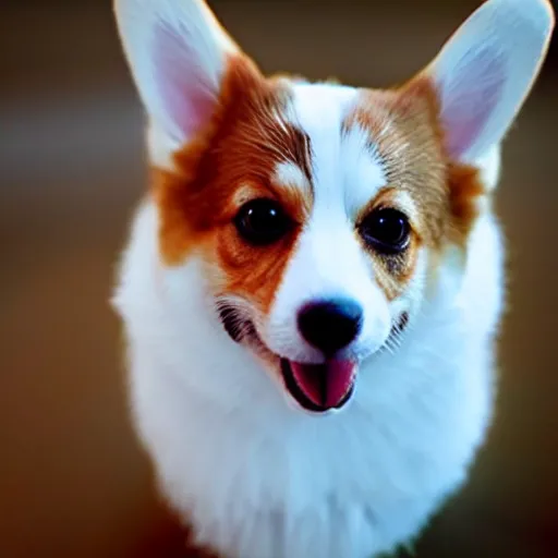 Prompt: corgi, cute, realistic, happy