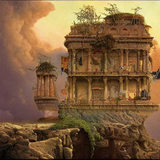 Image similar to paint surrealist 🚢, ferdinand knab, high definition and detailed 4 k