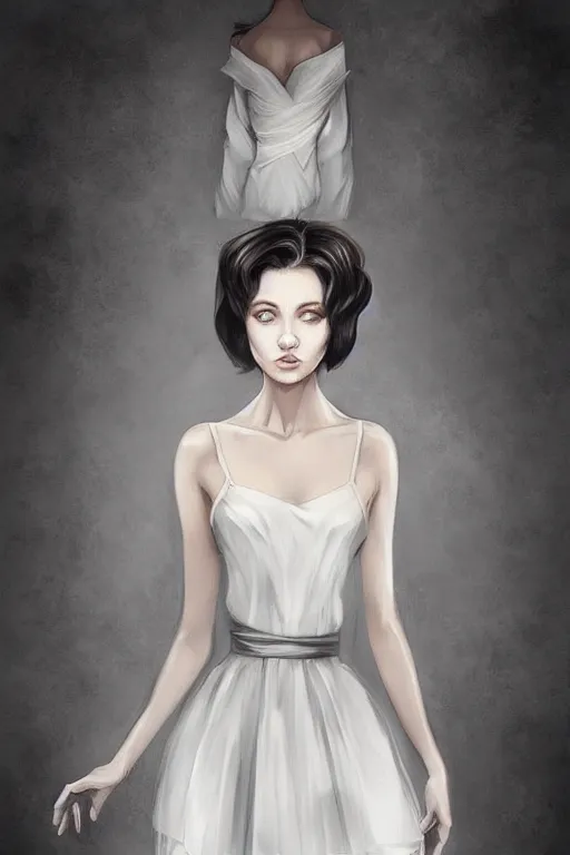 Image similar to Elegant Dress portrait by Artgerm and WLOP