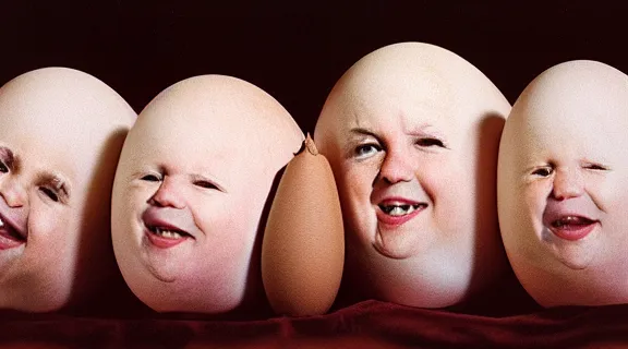 Image similar to The republican party in eggshells photographed by Anne Geddes