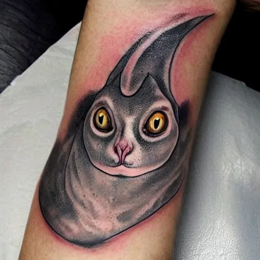 Captivating Cat Eyes Tattoo