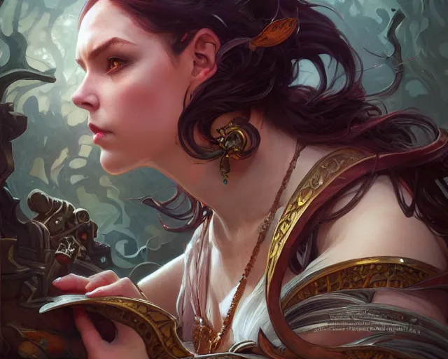 Image similar to photography of phil foglio, deep focus, d & d, fantasy, intricate, elegant, highly detailed, digital painting, artstation, concept art, matte, sharp focus, illustration, hearthstone, art by artgerm and greg rutkowski and alphonse mucha