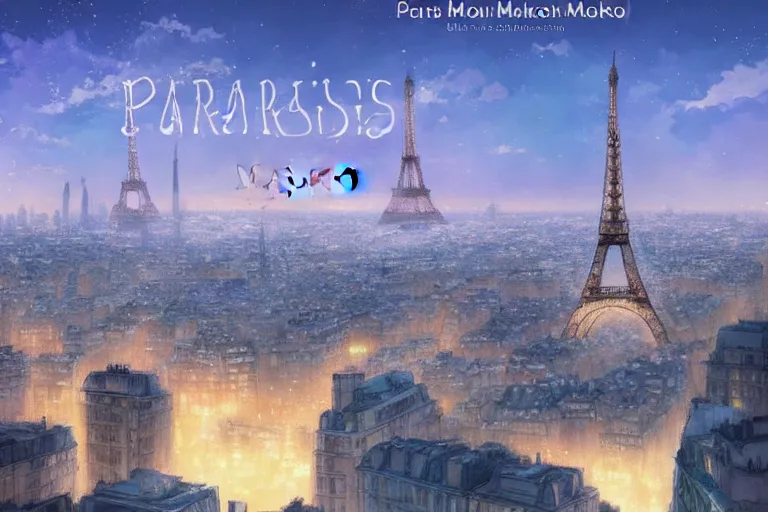 Image similar to Paris, Makoto Shinkai