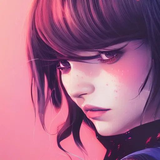 Image similar to a portrait of a beautiful michelle pfeiffer, shattered, art by ilya kuvshinov and wlop and and josan gonzalez, shikanosuke yagaki, mitsumayo, reivaille, digital art, highly detailed, intricate, sharp focus, trending on artstation hq, deviantart, pinterest, unreal engine 5, 4 k uhd image