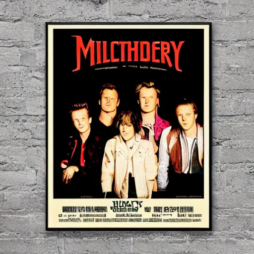 Image similar to a vintage McFly poster