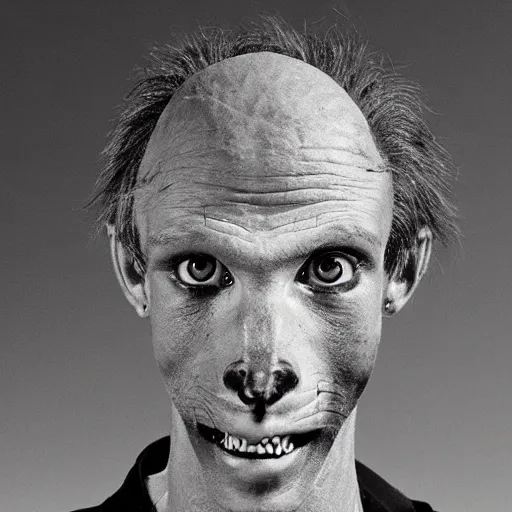 Image similar to First human rat hybrid, circa 1986, photography