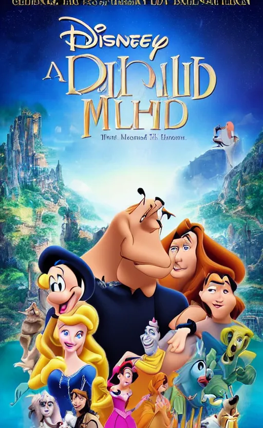 Image similar to a poster for a really bad Disney movie