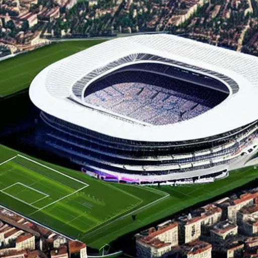 Image similar to real Madrid new stadium,