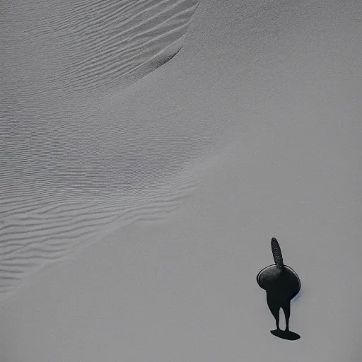 Image similar to 🐋 as 🐼 as 🦕 as 👽, desert photography by shunji dodo