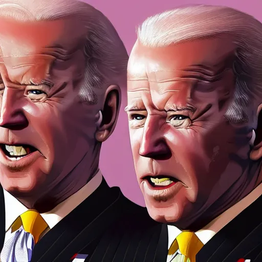 Image similar to joe biden doing funny facial expressions, dramatic lighting, cinematic, establishing shot, extremly high detail, photorealistic, cinematic lighting, artstation, style by James Gurney