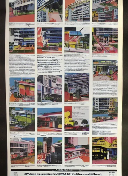 Prompt: 1 9 9 0 s singaporean public education poster for hdb flats