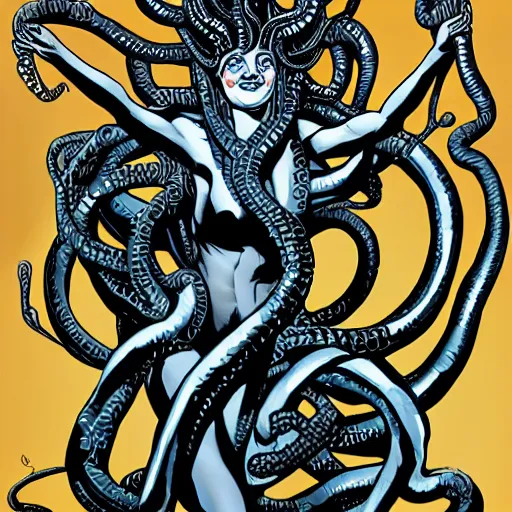 Image similar to Medusa , in all her glory