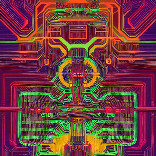 Image similar to a poster of a group of people, an album cover by kilian eng, behance contest winner, afrofuturism, diagonal lines, circuitry, artwork, adafruit