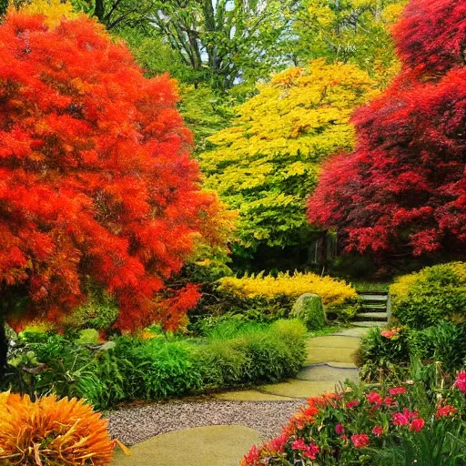 Image similar to autumn garden