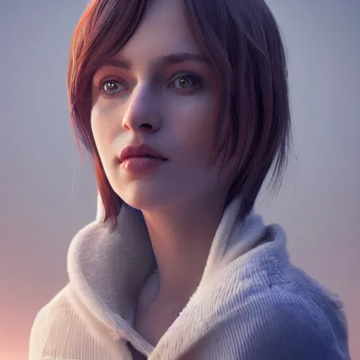 Image similar to portrait of russia woman, 8 k uhd, unreal engine, octane render in the artstyle of finnian macmanus, john park and greg rutkowski