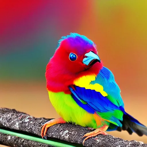 Image similar to The worlds cutest!!! bloodthirsty colorful bird