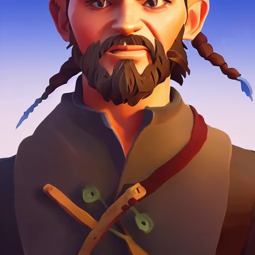 Image similar to painting jack the pirate on sea of thieves game avatar hero smooth face median photoshop filter cutout vector behance hd by jesper ejsing, by rhads, makoto shinkai and lois van baarle, ilya kuvshinov, rossdraws, illustration, art by ilya kuvshinov and gustav klimt