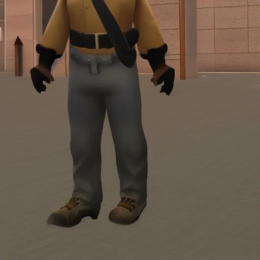 Image similar to sam hyde in team fortress 2, game screenshot