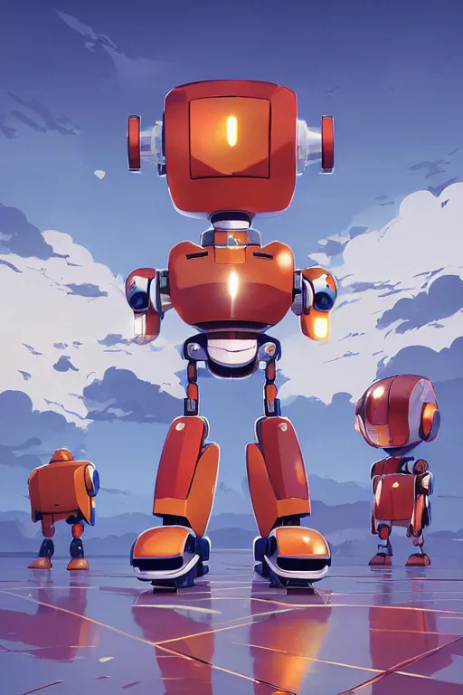 Image similar to metabots medabots medarotto medarot robot minimalist comics, behance hd by jesper ejsing, by rhads, makoto shinkai and lois van baarle, ilya kuvshinov, rossdraws global illumination ray tracing hdr