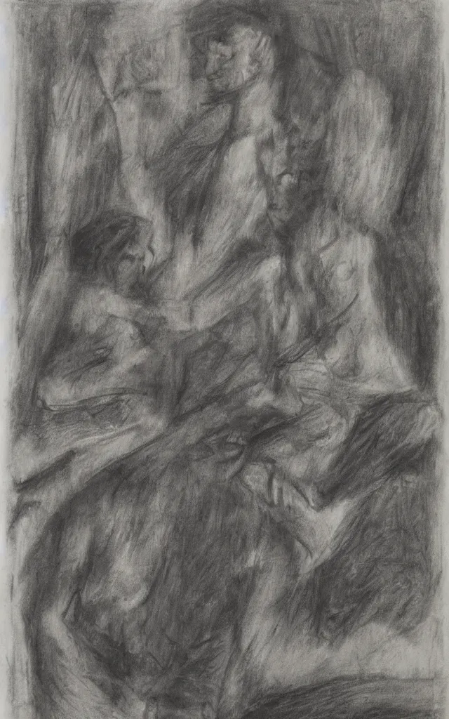 Prompt: charcoal drawing approving ( 1 9 6 7 ) | book cover artwork