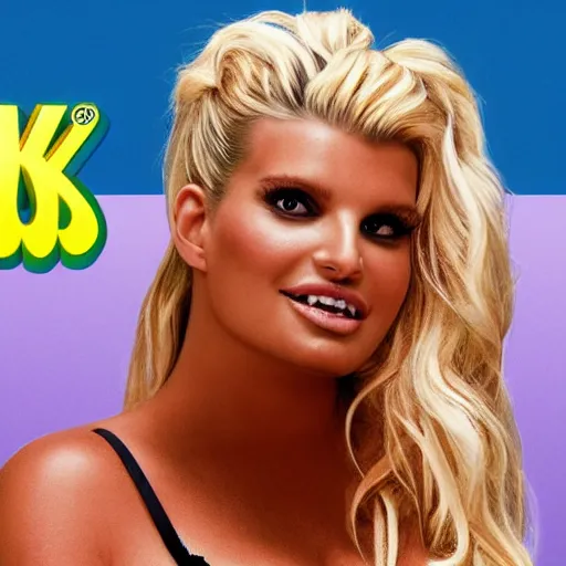 Image similar to jessica simpson as a pixar character, 8 k