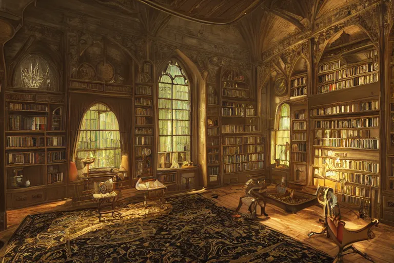 Image similar to A national geographic photo of rich room in hogwarts, Trending on artstation.