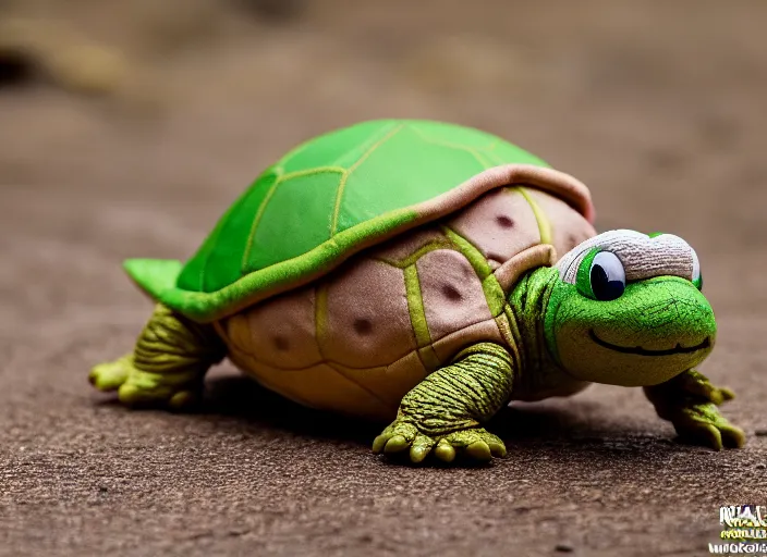 Image similar to national geographic wildlife photo of real life yoshi yoshi in real life in the wild, dinosaur turtle, 8 k, 8 5 mm f 5. 6