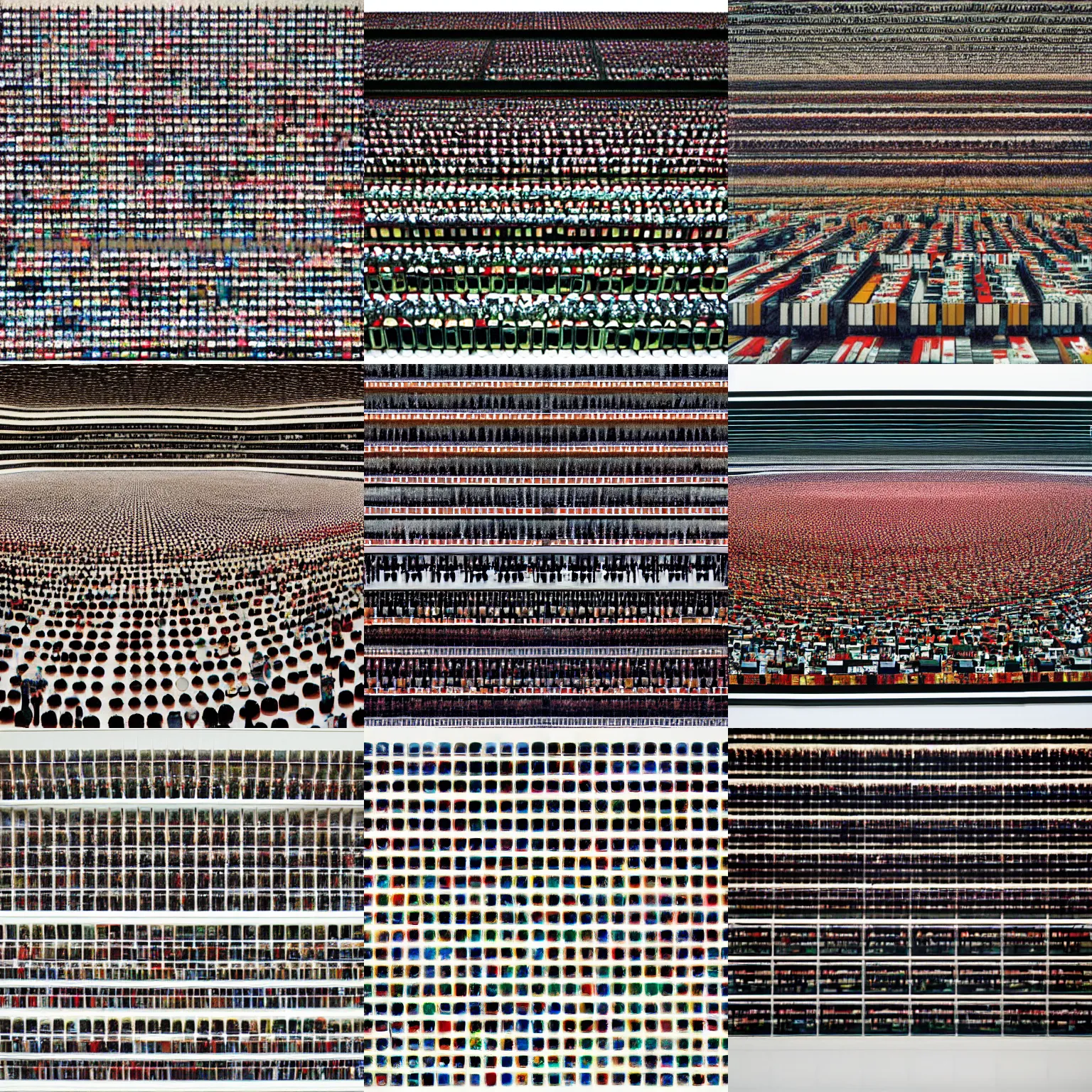 Prompt: artwork by andreas gursky