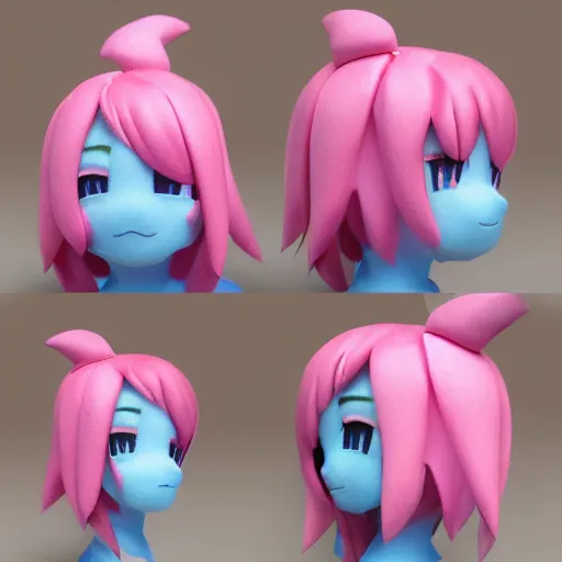 Image similar to cute fumo plush of the blender suzanne head