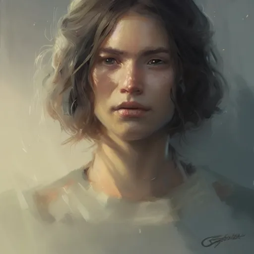 Prompt: portrait of an woman by Greg Rutkowski, Jade Skywalker, daughter of Ben Skywalker, Star Wars Expanded Universe, highly detailed portrait, digital painting, artstation, concept art, smooth, sharp foccus ilustration, Artstation HQ