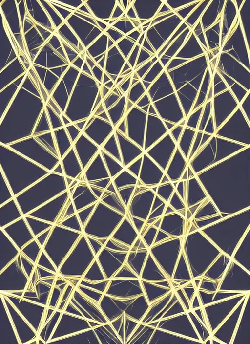 Image similar to symmetrical geometry shapes, award - winning painting, expensive, abstract, gold and silver shapes, filled rectangles, geometry, elegant, luxurious, beautiful, pitch black background, dali