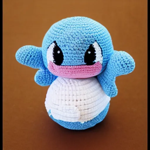 Prompt: jigglypuff as a crochet plush